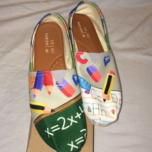 Canvas Teacher Shoes
